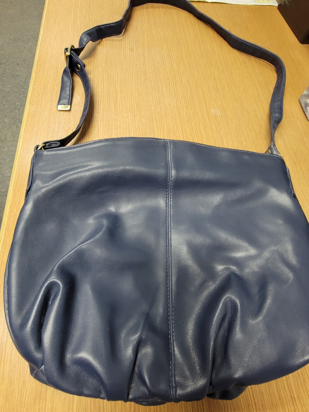 Ponte Navy Blue Shoulder Bag